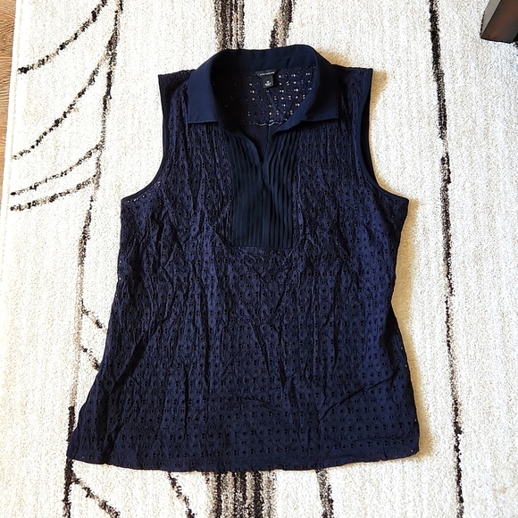 Ann Taylor Eyelet Top - Picture 1 of 6